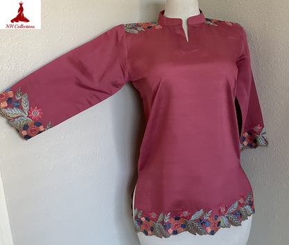 Women's rose red kurta