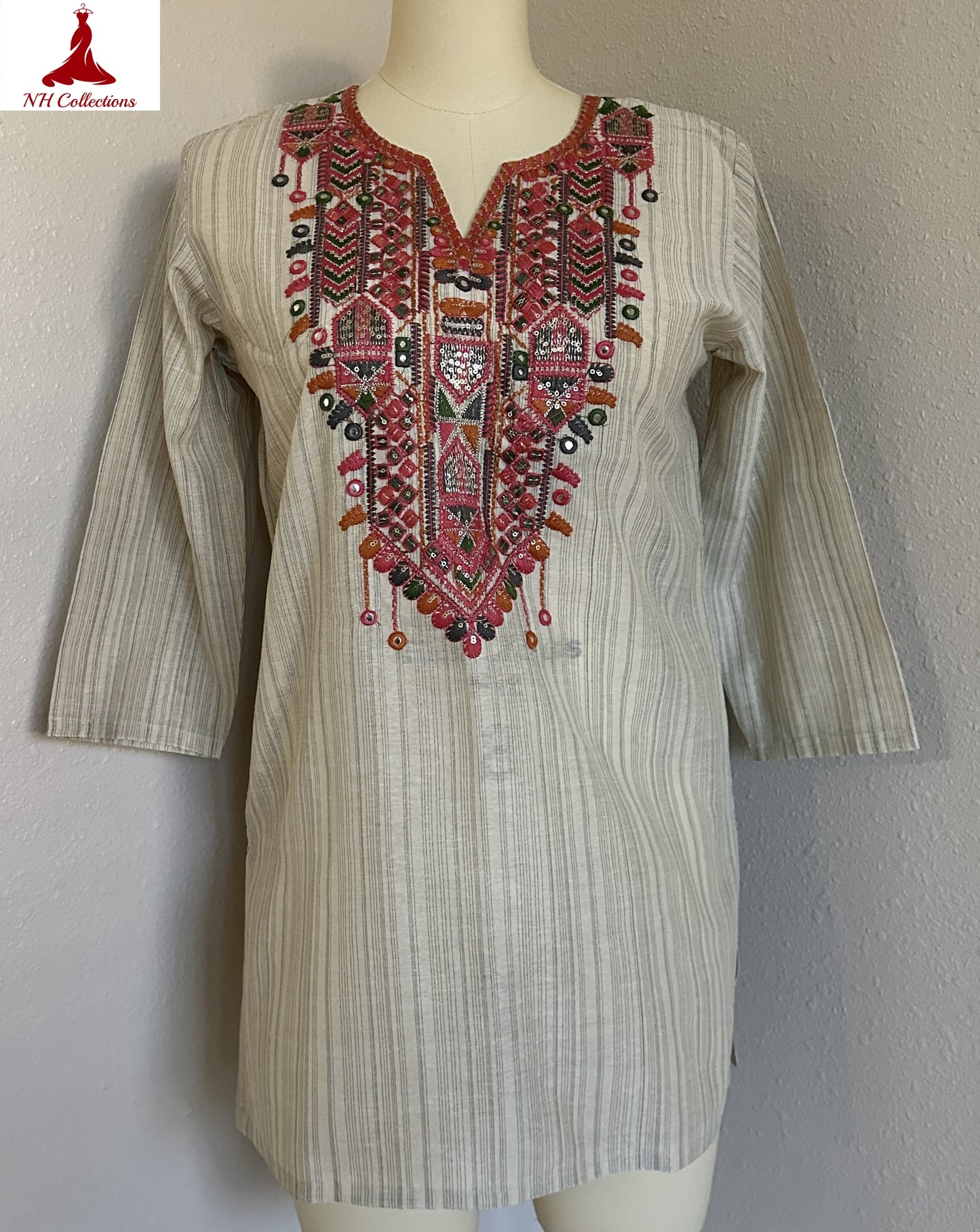 Women's Silk Embroidered