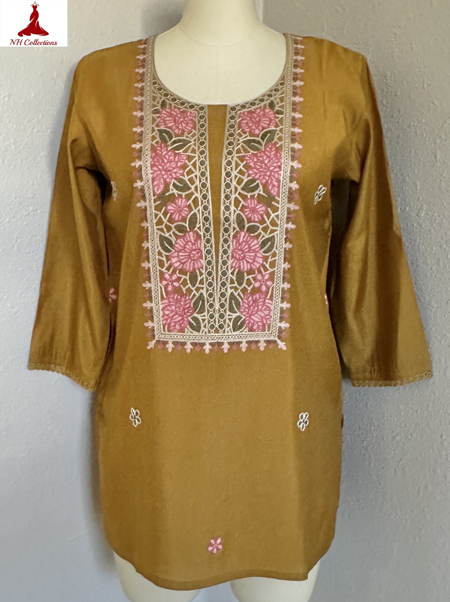 mustard yellow silk kurta