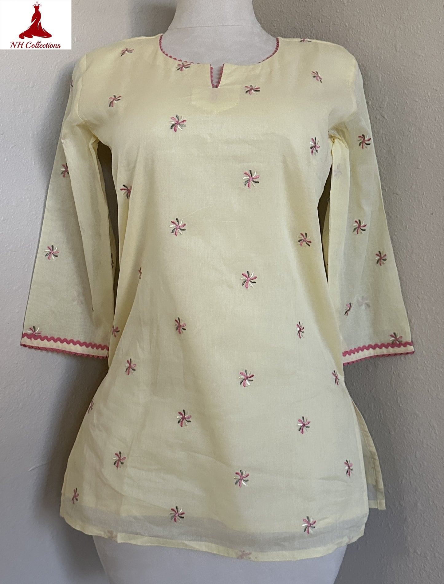 Women's lemon yellow kurta