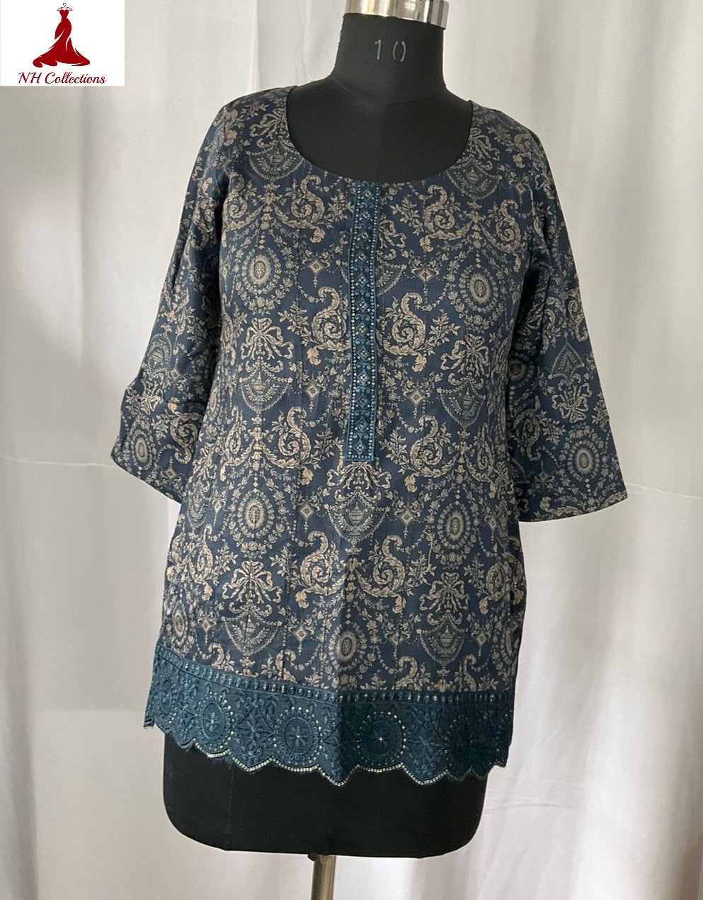 Women's satin cotton blouse in S and XS