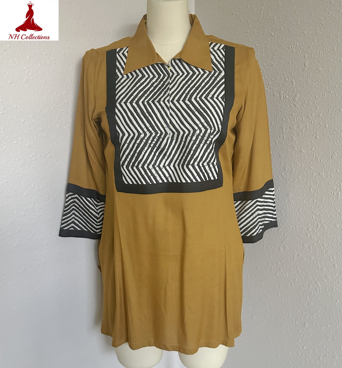 yellow casual kurti