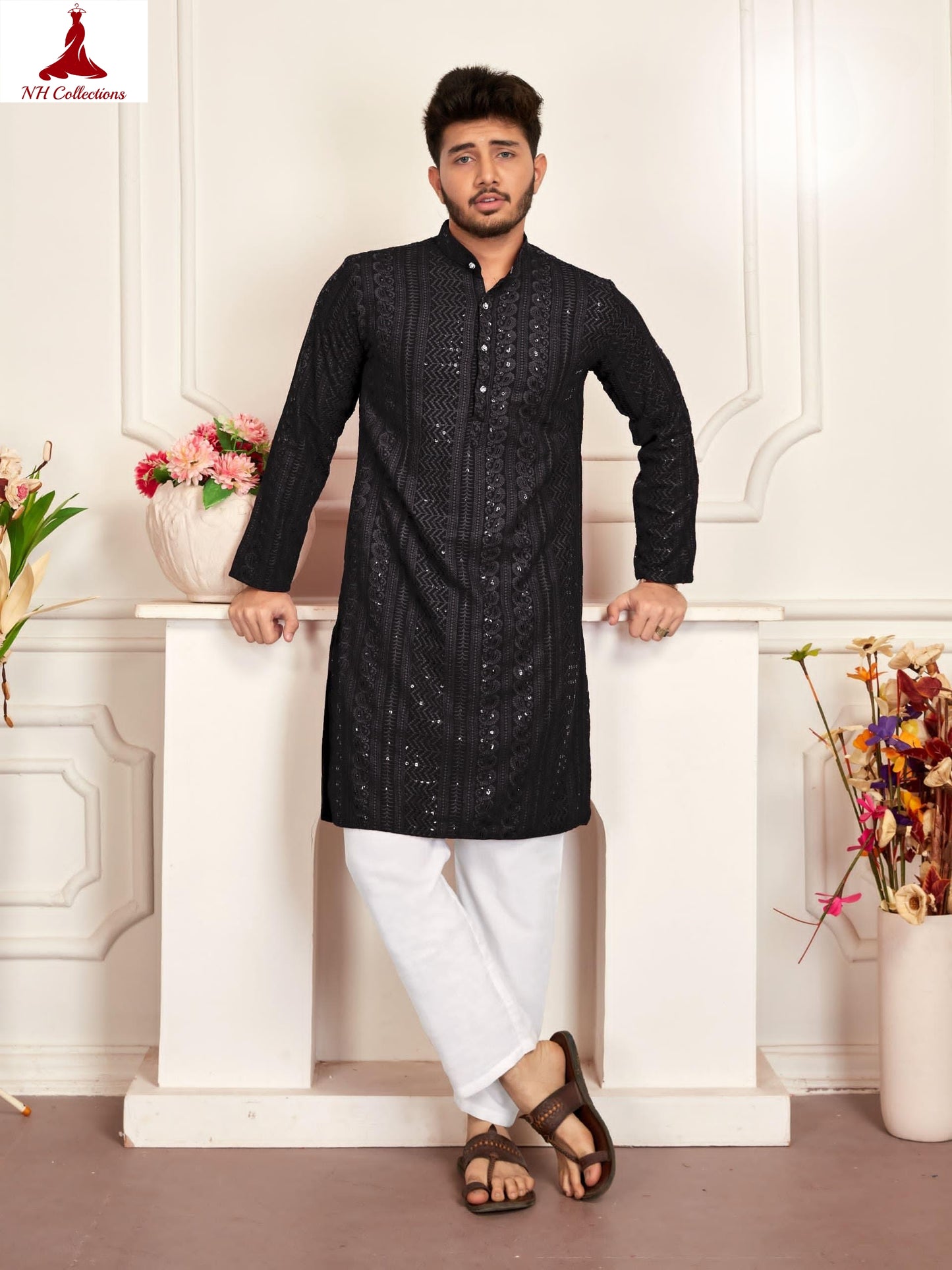 Men's chicken work kurta in XL & 2 XL