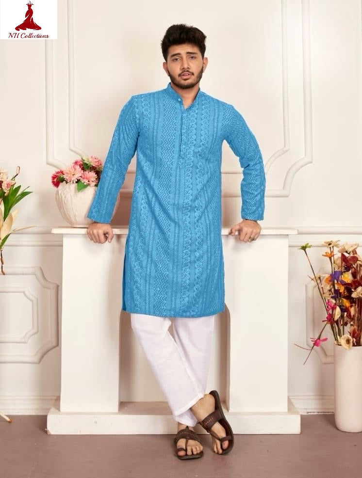 Men's chicken work kurta in XL & 2 XL