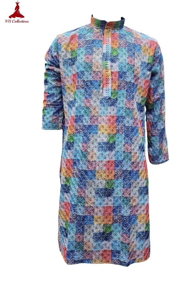 Men's cotton printed kurtas only in XL & 2XL